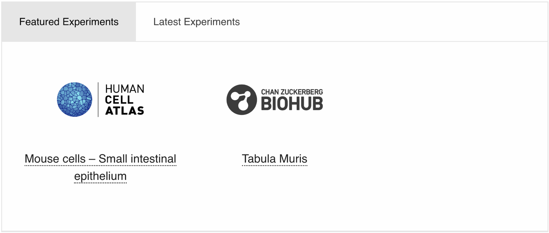 Featured and Latest experiments